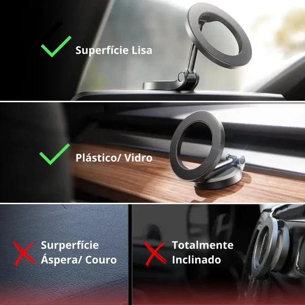 Suporte Ultra Magnético de Celular para Carro MagSafe - FIXCELL ✅